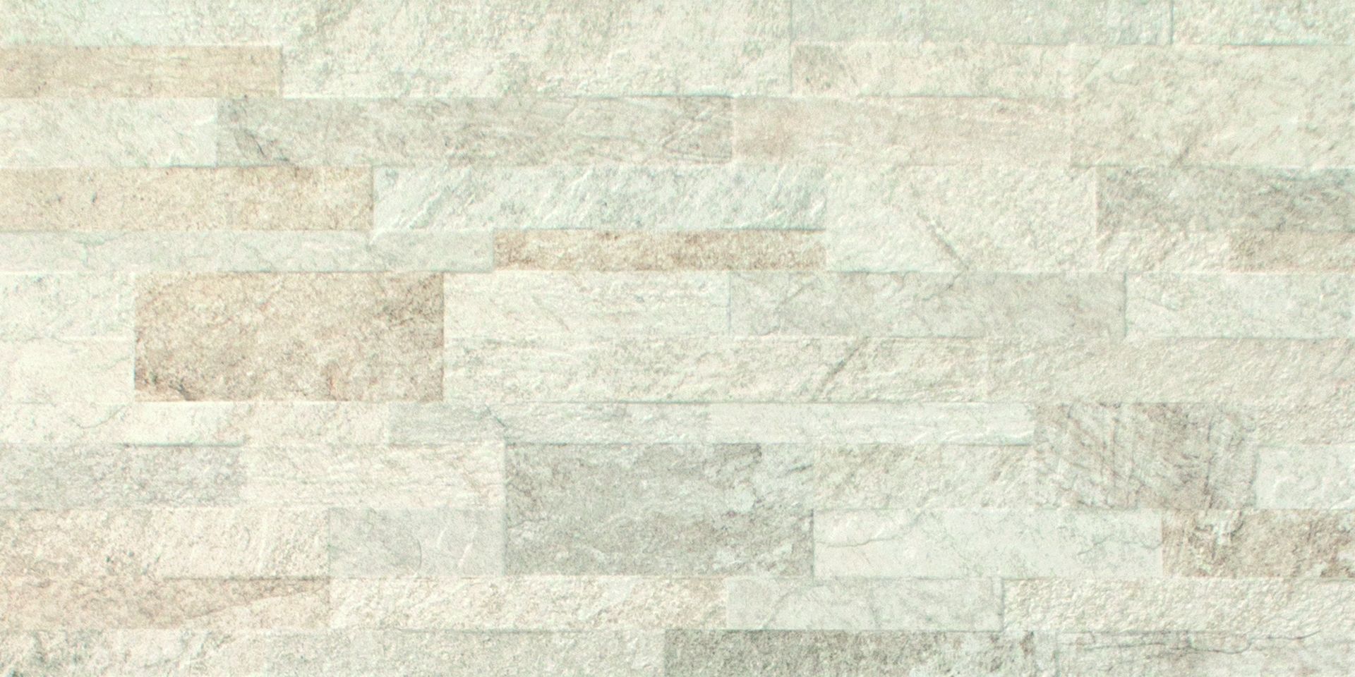 30,5x61 Roccia muretto bianco